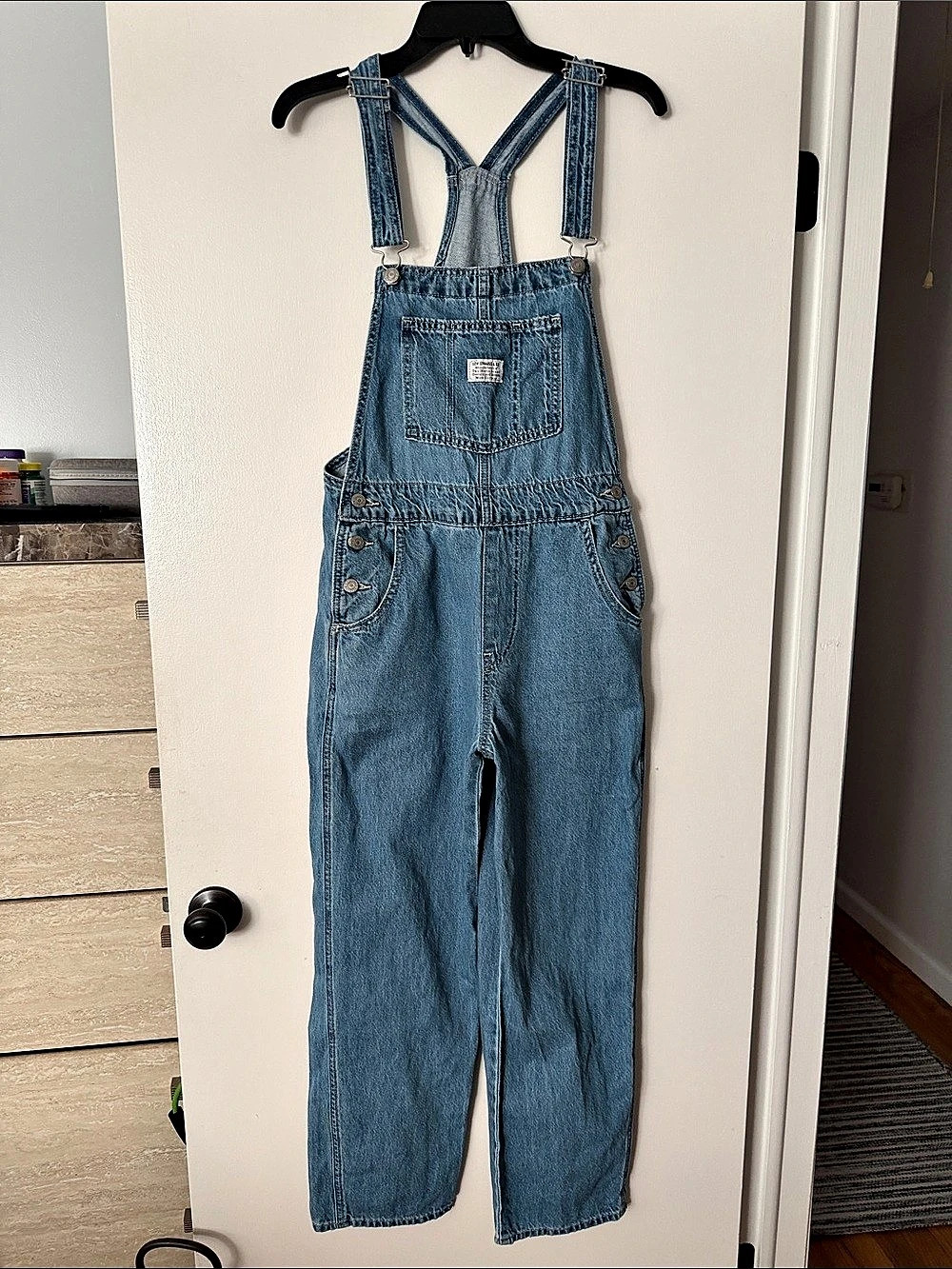 Levi Strauss & Co. Vintage Denim Overalls. Blue Small